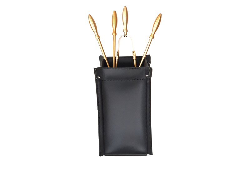 Leather Fireplace Accessories